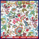 Flower Print Patchwork Cloth Cotton Fabric DIY Handmade Crafts Cloth Needlewo