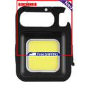Mini Portable Flashlight 500 Lumens COB Bright Rechargeable Keychain Lights