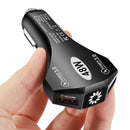 Universal Smart Phone Adapter 2-Port USB Car Charger Fast Charging LED Display