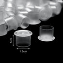 Plastic Microblading Tattoo Ink Cup Cap Pigment Clear Holder Container(B) Newly