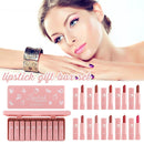 10 Pink Cute Mini Lipstick Gift Box Set Small Sample Small Lipstick Fruit~