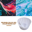 Split Color Mixing Cups for Paints Tools Acrylic Painting Pouring Multi Channel