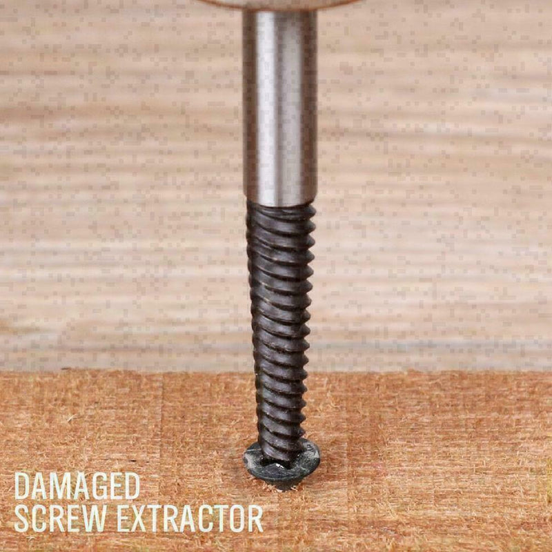 5pc BOLT SCREW REMOVER BROKEN EXTRACTOR KIT EZ EASY THREAD D8R2 STUD W8Q2