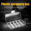 Double Layer Plastic Bait Lure Sorting Box Fishing Tackle Accessory Organiz