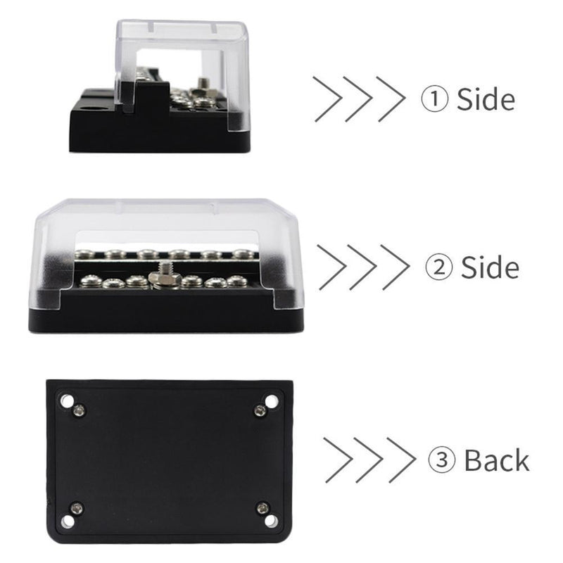 32V Car Marine 12 Way Negative Bus Bar Modular Design for ATP Fuse Blocks Newly
