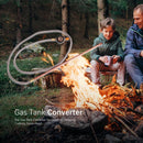 Dreamitpossible Outdoor Camping Picnic Stove Head Flat Gas Tank Copper Long Ko