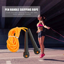 Workout Sport Adjustable Skipping Rope Fitness PVC Jumping Rope (Orange)