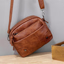 Fashion Crossbody Tote Bag Solid Multi-pocket Soft PU Shoulder Money Phone Purse