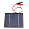 1.5W 12V Solar Cell Polysilicon Flexible DIY Solar Panel Power Bank w/Clip