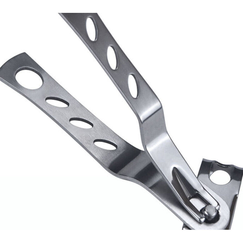 Stainless Steel Nail Clipper Rotary Fingernail Toenail Scissors Manicure Tool