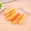 6pcs Perm Bar Rubber Band Hair Curler Hairdressing Tool(Random Color/8