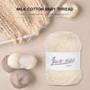 1 Roll 6 Strands Spun Cotton Ropes Baby Knitwear Pure Cotton Yarn Twine Thr