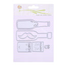 1set Drinks Metal Cutting Dies Stencils DIY Scrapbooking Embossing Decor(C)