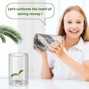 Piggy ?BANK for Adults Savings Jar Cash Coins Break to Opens Clears Large