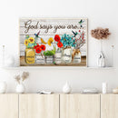 Birds And Flower Oil Paint By Numbers Kits Canvas Picture DIY Wall Art Craf