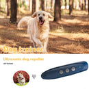 Ultrasonic Dog Repeller Anti Barking Pet Chaser Training Device (Navy Blue)