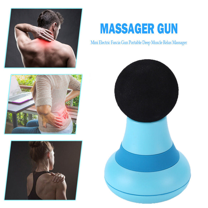 Mini Electric Neck Deep Tissue Fascia Massage Gun Relaxing Pain Relief Massager