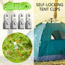 Outdoor Automatic Lock Hook Set with Rope Unknotted Secure Tighten Lock