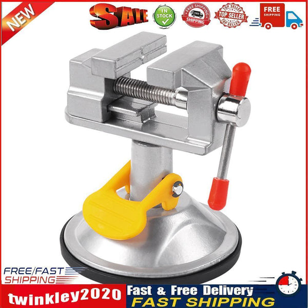 Fixed Frame Sucker Clamp Adjustable Table Bench Vise Rotatable Bench Screw Newly