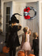 Halloween Wreath Red Rose Ghost Hand Wall Garland Festive Decor for Door Wi