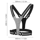 LED Reflective Running Vest, Women Men Warning Lights Safety Gear (Black) Newly