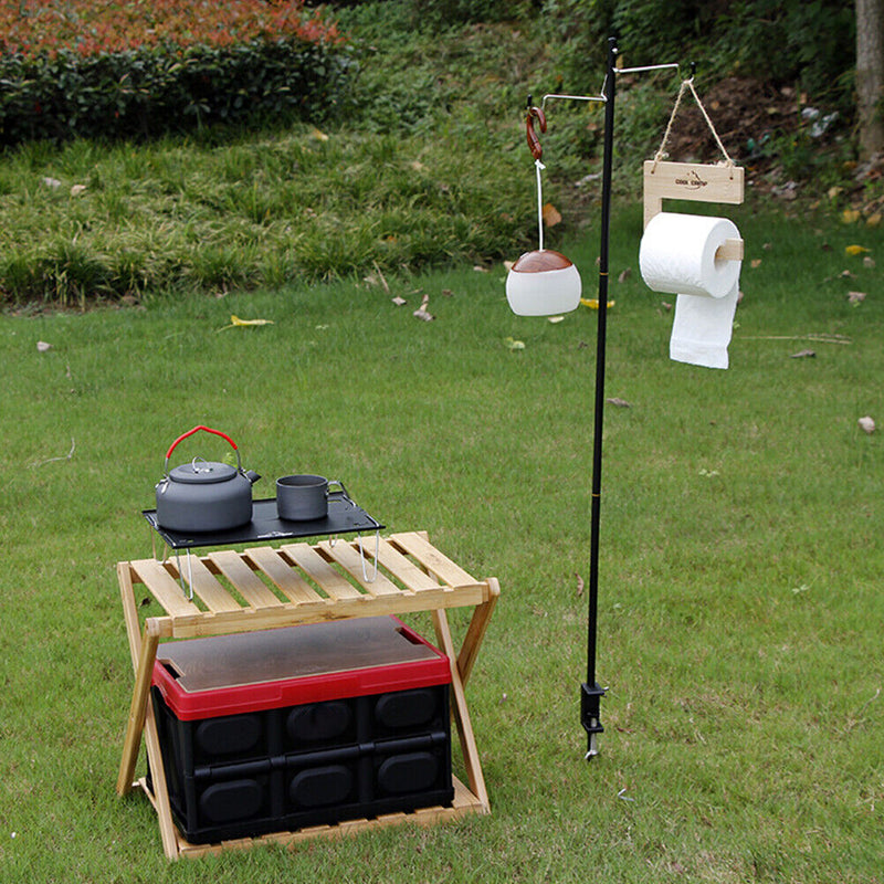 Outdoor Camping Paper Towel Rack Portable Roll Paper Napkins Storage Racks