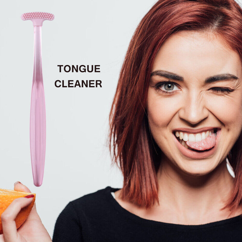 Daily Tongue Scraper Durable Tongue Coating Brush for Oral Odor Teeth Cleanin