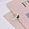 Women Charm Fashion Tiny Heart Finger chain Tears Expression Ring Jewelry Gift
