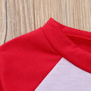 Autumn 2pcs Parent-Child Christmas Pajamas Set Long Sleeve Print Tops+Pants