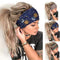 Women Hair Hoop Hair Accessories Headgear Hip Hop Tiara Hair Hoop Boho Hairband