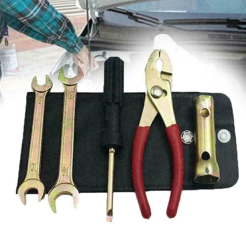 Motorcycle Tool Kit Spanner / Wrench / Screwdriver W4O9 Bag Pliers / F3V1