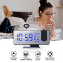Projector Alarm Clock, LED Digital Alarm Clock Radio for Home, Office (2)