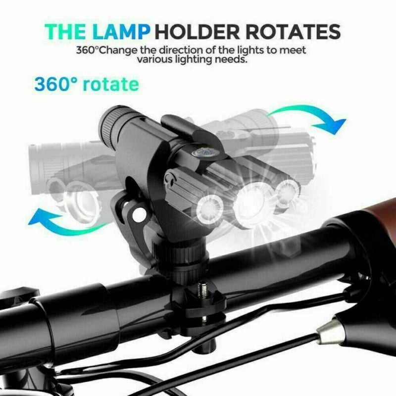 With Rack MTB Flashlight Bike Lights LED Torch Rear Lights Bicycle Front Lamp
