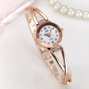 Waterproof Steel Bracelet Quartz Watches Elegant Women Small Dial Analog Wristwa