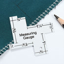 Seam Template Sewing Ruler Measuring Gauge Tailor Ruler Patchwork Quilting