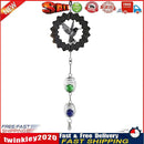 Rotating Wind Chime Novelty Sculpture Wind Chime with Spiral Tail Ball (C) Newly
