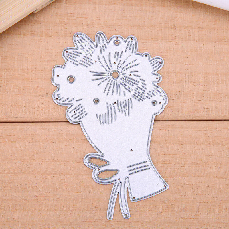 A Bouquet of Flowers Metal Cutting Die Stencil DIY Scrapbooking Craft Tool-16088