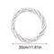 Decorations White Wreath Christmas Rattan Ring Garland Hanging Wreath Wicker