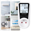 Digital Energy Meter Wattmeter Wattage Electricity Power Meter Measuring Outlet