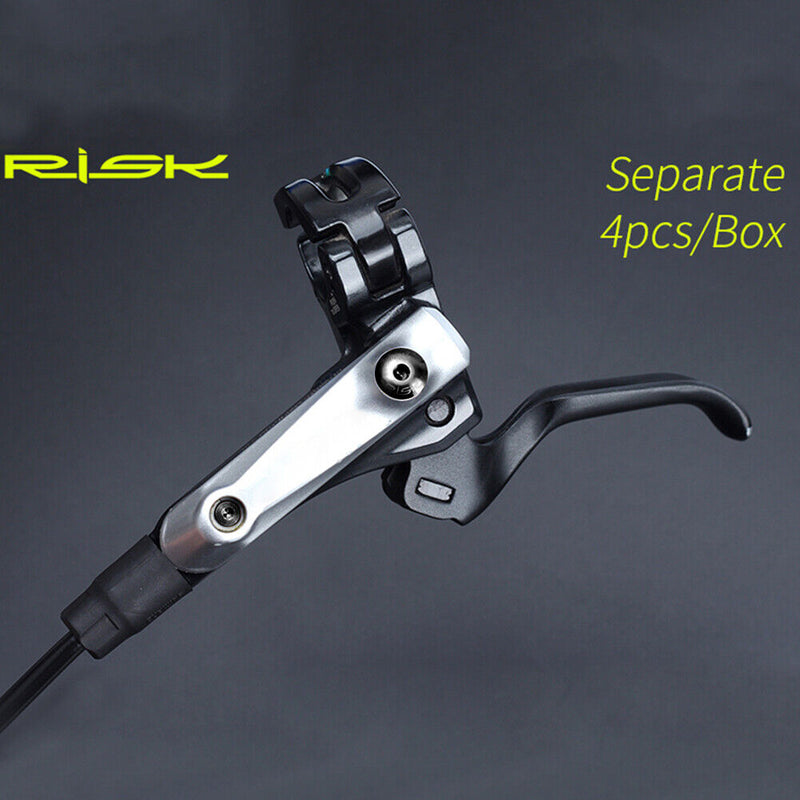 RISK 4x Bike Hydraulic Disc Brake Bolt Cylinder Fix Screw (Black Separate) Newly