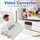 Mini RCA AV CVSB to RF Video Adapter Support RF 67.25/61.25MHz TV Switcher
