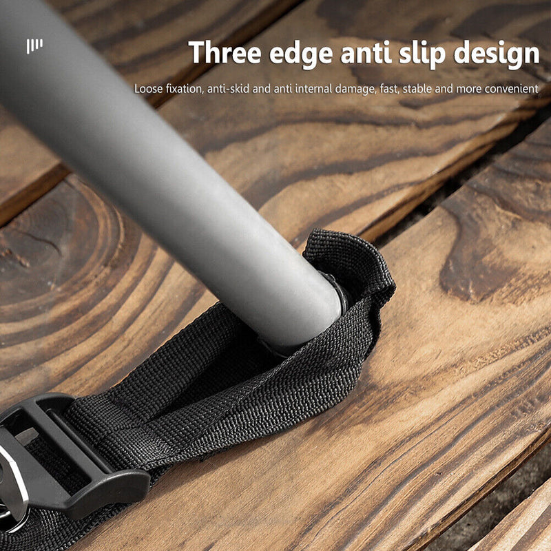 2pcs Camping Tent Nail Fixing Tube Outdoor Canopy Pole Windproof Buckle Holders