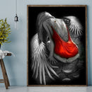 Full Cross Stitch Fallen Angel DIY Embroidery Cotton Thread Home Decor Pict