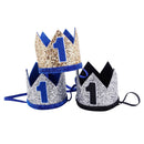 Props Elastic Baby Birthday Hat Crown Hair Band Floral Headwear Party Headdress