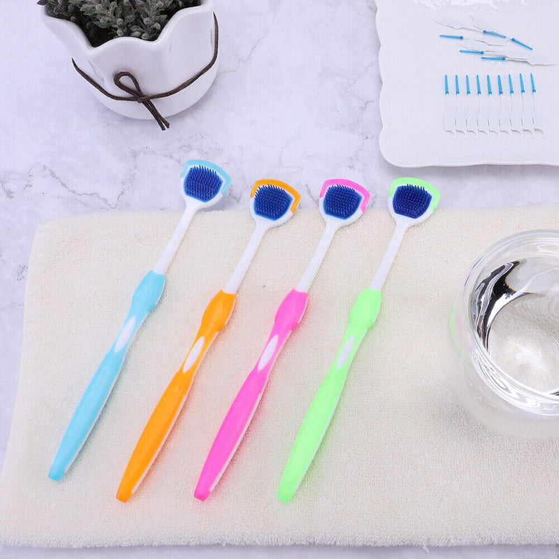 Tongue Scraper Cleaner Tongue Scraper Brush Silicone Tongue Scraper