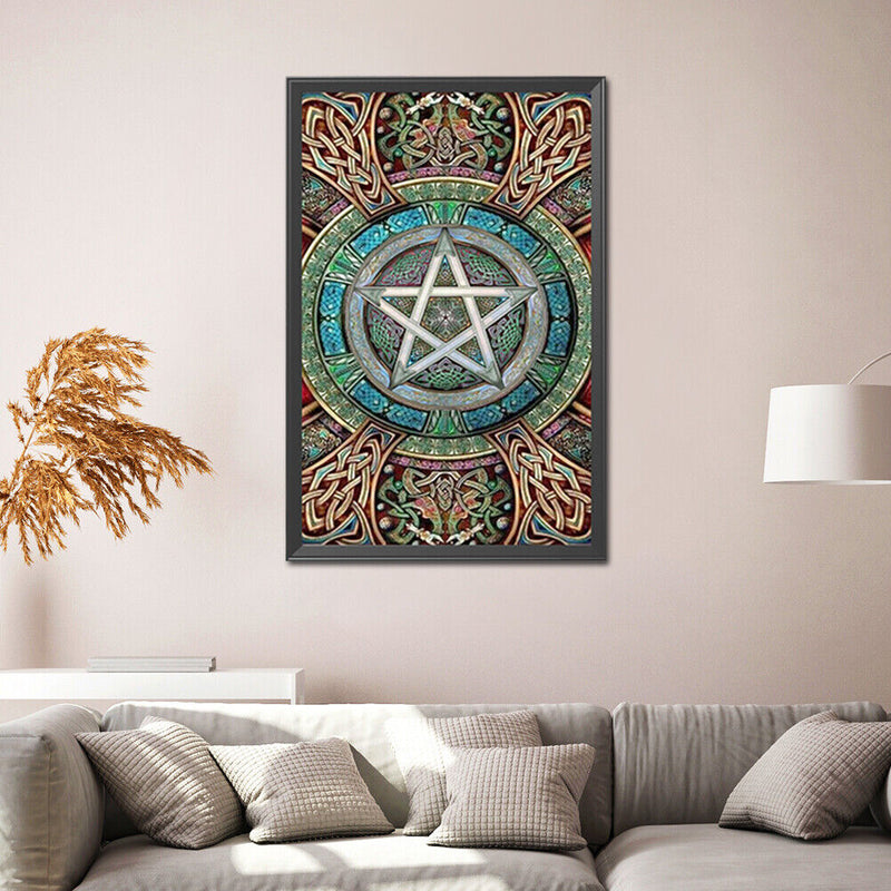 5D Full Square Drill Drawing Picture Totem Diamond Painting Living Room Ornam