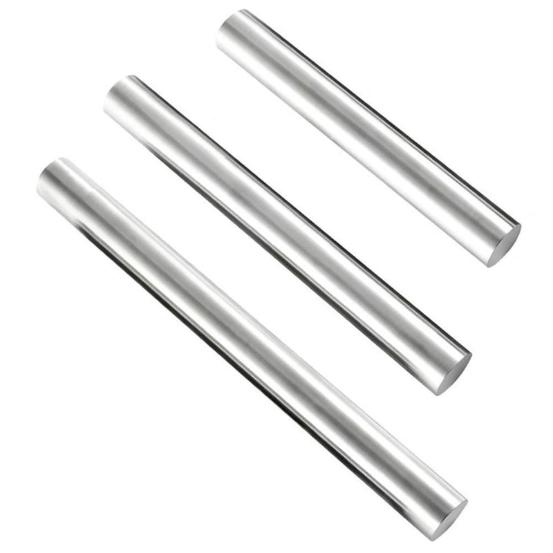 3pcs Stainless Steel Rolling Pin Non-stick Pastry Kitchen Baking Tool(L)