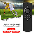 TV Remote Control Cover for Alexa Fire TV Stick Lite Protector Case (Black)