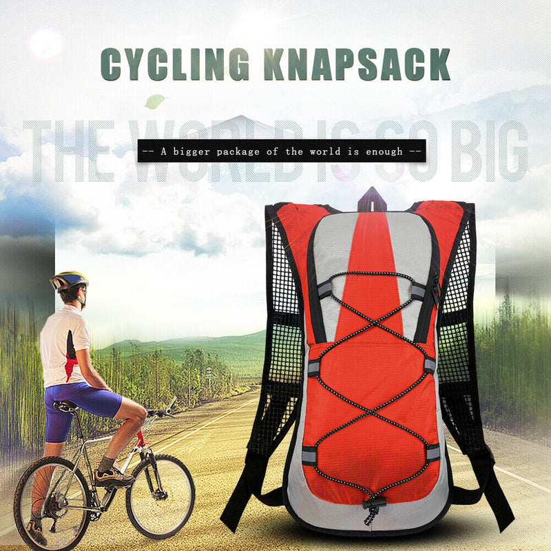 5L Bike Outdoor Sports Cycling Water Bag Storage Hydration Backpack Knapsack
