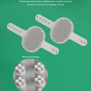 Dog Cat Bath Brush Comb Rubber Pet Hair Fur Grooming Massage Glove (Grey) Newly